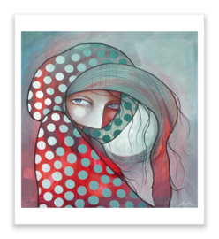 Gentle Moon (Yuzuki) - art print