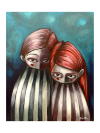 Lovely Couple - art print