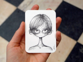 Mini tekening - 6,5 x 9 cm