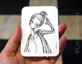 Mini tekening - 6,5 x 9 cm