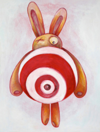 Target Bunny - kunstprint