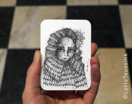 Mini tekening - 6,5 x 9 cm