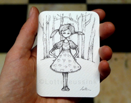 Mini tekening - 6,5 x 9 cm