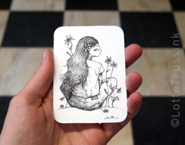 Mini tekening - 6,5 x 9 cm