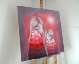 Sisters | 100x100cm | TE KOOP