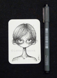 Mini tekening - 6,5 x 9 cm