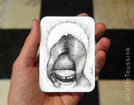 Mini tekening - 6,5 x 9 cm