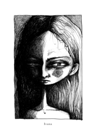 Ivana - zwart/wit print