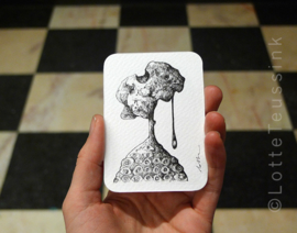 Mini tekening - 6,5 x 9 cm