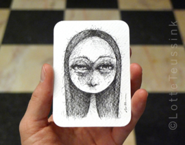 Mini tekening - 6,5 x 9 cm