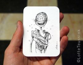 Mini tekening - 6,5 x 9 cm