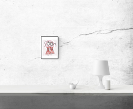 Lollipop girls - art print