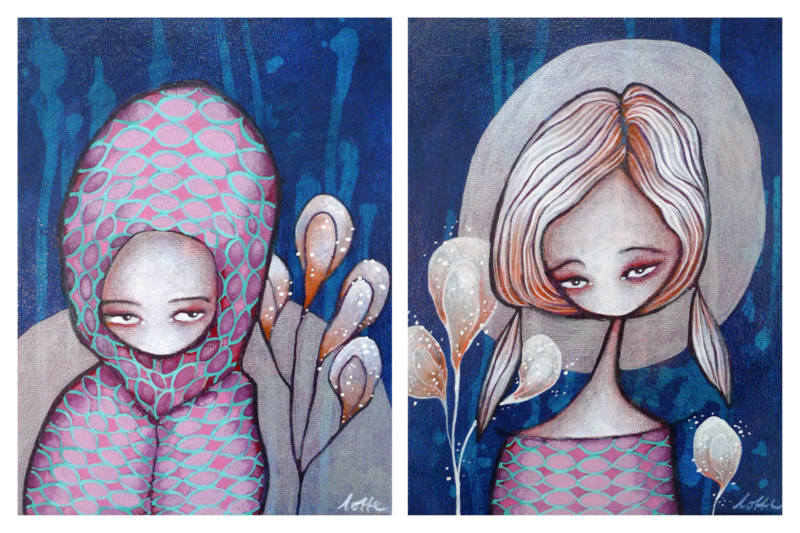 Night & Day | 2* 24x18cm | FOR SALE