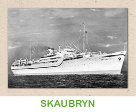 Dubbele kaart 'Transportschip Skaubryn'