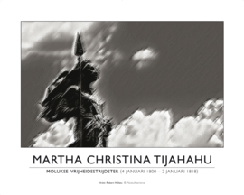 Poster Martha Christina liggend | ingelijst