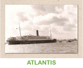 Dubbele kaart 'Transportschip Atlantis'
