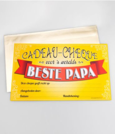 Cadeau-cheque BESTE PAPA (01PD)