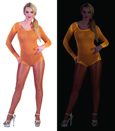 Visnet bodysuit neon Oranje (59346E)