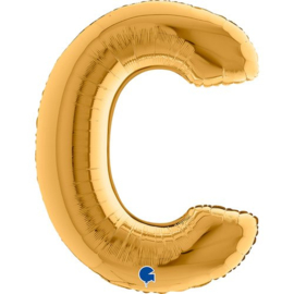Letter C - 100 cm Goud