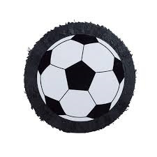 Pinata Voetbal zwart/wit - 50 cm (66437E)