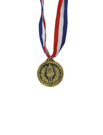 Gouden medaille aan lint
