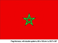 Vlag Marokko - 90 x 150 cm (62688E)
