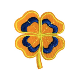 Embleem / applicatie Lampegat KLAVERTJE - 5 X 4,5 cm