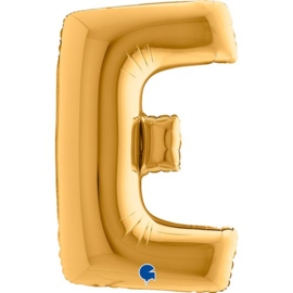 Letter E - 100 cm Goud