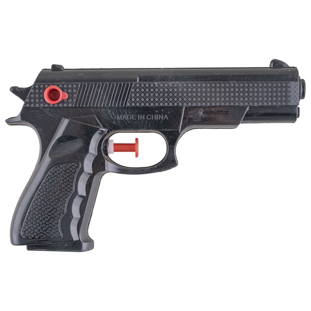 Waterpistool - zwart 17 cm