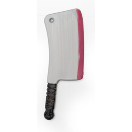 Slagersmes - hakmes 40 cm met bloed