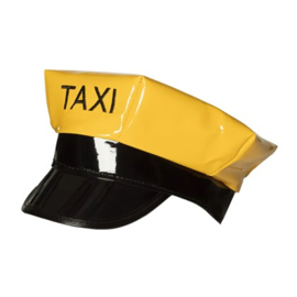 Gele pet taxi chauffeur / cap driver