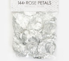 Rozenblaadjes Zilver / Rose petals Silver 144 stuks