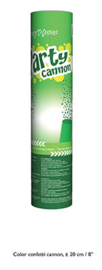 Confetti shooter groen 20 cm (green-66299E)