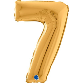 Cijfer 7 - 66 cm Goud