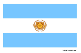 Vlag Argentinië - 90 x 150 cm (62254E)