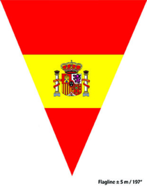 Vlaggenlijn Spanje - 5 meter (62182E)