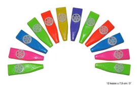 Kazoo 7,5 cm - 12 stuks
