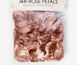 Rozenblaadjes Rose Goud / Rose petals Rose Gold 144 stuks