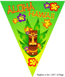 Vlaggenlijn Aloha Hawaii - 5 meter (84201E)