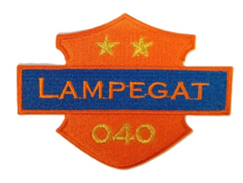 Embleem / applicatie Lampegat 040 - 10 x 7,5 cm