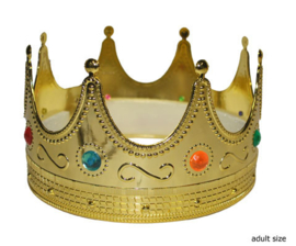 Koningskroon goud volwassenen (53010E)