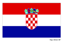 Vlag Kroatië - 90 x 150 cm (62337E)
