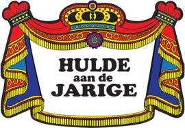 Kroonschild klassiek - Hulde aan de jarige (402117H)