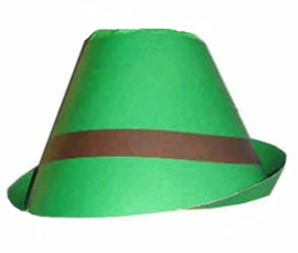 Tiroler hoed karton (94913P)