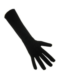 Handschoenen stretch zwart 50 cm XXL (12198P)