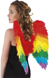 Vleugels engel Regenboog - 50 cm (52833B)