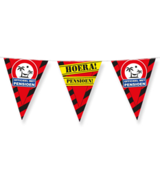 Vlaggenlijn Hoera Pensioen