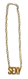 Gouden ketting Sexy (53391E)