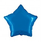 Folie Ster 18" - Blauw / Saphire