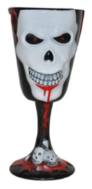 Halloween drinkbeker (zwart) geraamte (74649E)